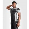 Rashguard VENUM Tempest s rukávom na krk - čierna/sivá