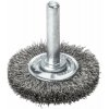 Lessmann 411142 | Rotačná kefa so stopkou priemer 6 mm priemer 20x4 / 0,20 oceľový drôt zvlnený