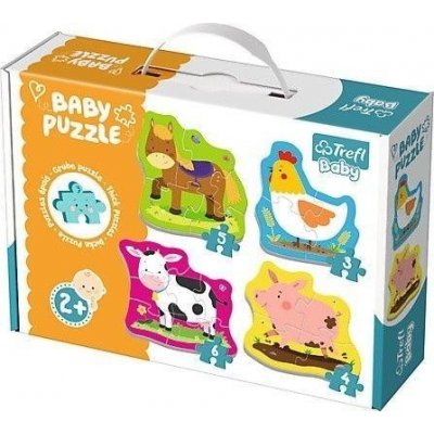 Trefl Baby Puzzle zvieratká na farme 36070