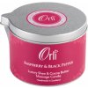 ORLI Masážna sviečka MALINA A ČIERNE KORENIE (Raspberry & Black Pepper) Objem: 160g