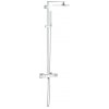 GROHE Euphoria Cube sprchový stĺp, termostatiká batéria,hlavová, ručná sprcha,chróm 260870 26087000