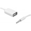 Adaptér do USB zásuvky - 3,5 mm Jack konektor.