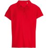 SOL's Collection Polokošile Pulse Women, piqué, krátký rukáv, dámská COT25450100402-red M Červená