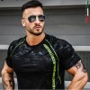 BodyBulldozer Tričko DIABLO 211 čierne camo - BodyBulldozer - XXL