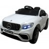 mamido Elektrické autíčko Mercedes GLC63s biele s pohonom 4x4 a koženými sedadlami
