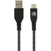 Tellur TLL155491 USB/USB Type C, Nylon, 1m, černý