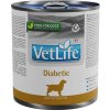 FARMINA VetLife Diabetic dietetické krmivo pre psov 300 g
