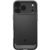 Nárazuvzdorné puzdro Apple iPhone 17 Pro Spigen Rugged Armor, MagSafe, Čierna (matná čierna)
