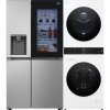 LG GSGV80PYLD + LG WashTower WT1210WWF
