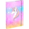 BAAGL RAINBOW UNICORN Dosky na školské zošity A4, ružová, os