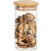 4Home Sklenená dóza na potraviny s viečkom Bamboo 300 ml