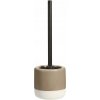 WC KEFA S KERAMICKÝM DRŽIAKOM Ø 11,6 X 38 CM, TAUPE FARBA
