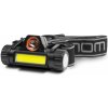 COB+SMD LED čelovka - s akumulátorom