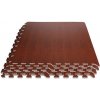Merco Woody fitness podložka drevo, 60 x 60 x 1 cm čerešňa