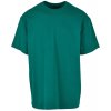 Build Your Brand Pánske tričko Heavy Oversize Tee - Zelená | M