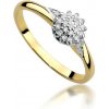 VIPgold Zlatý diamantový prsteň RG542z žlté a biele zlato