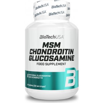 BioTech USA MSM Chondroitin Glucosamine 60 tabliet