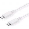 C-TECH CB-USB32-20W USB 3.2, Type-C (CM/CM), PD 100W, 20Gbps, 2m, bílý