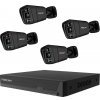 Foscam Netzwerkkamera FN9108E-B4-2T black LAN IP-sada bezpečnostné kamery 8-kanálový so 4 kamerami 3840 x 2160 Pixel; FN9108E-B4-2T black