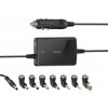Hama univerzálny napájací adaptér pre notebook do auta, 15-19 V, 70 W, slim