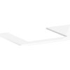 Hansgrohe Xelu Q doska 136 x 55 x 1,6 cm biela vysoký lesk 54097050