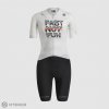 Sportful FAST NOT FUN dámska kombinéza, biela/čierna L