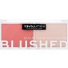 Revolution Relove Colour Play Blushed Duo Blush & Highlighter paletka s rozjasňovačom a lícenkou 5.8 g cute