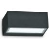 Exteriérové nástenné svietidlo Ideal lux 115375 TWIN AP1 NERO 1xG9 28W IP44
