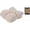 Homestyling Deka fleece Premium krémová 130x170