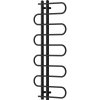Mexen Kiso kúpeľňový radiátor 1250 x 500 mm, 256 W, čierny - W114-1250-500-00-70