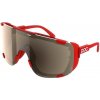 Slnečné okuliare POC Devour Ultra - prismane red/clarity trail/partly sunny silver uni