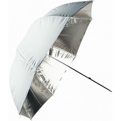 Linkstar PUK-84SW odrazný deštník oboustranný 84cm (stříbrná/bílá)
