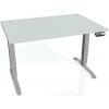 Pracovný stôl Motion, PO, 2S, 140x70,5-120,5x80 cm, sivá/sivá - 1 kus - 1 KS - pamäťové - 60 mesiacov - 80 cm - elektrický polohovateľný - stôl - Hobis - sivá - Motion - 140 cm - 70,5 - 120,5 cm HOBIS