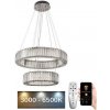 NEDES LED Stmievateľný luster na lanku LED/65W/230V 3000-6500K chróm + diaľkové ovládanie ND3534 + záruka 3 roky zadarmo + záruka 3 roky zadarmo