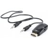 Gembird HDMI-A(M)-VGA(F) + 3,5 mm audio adaptér