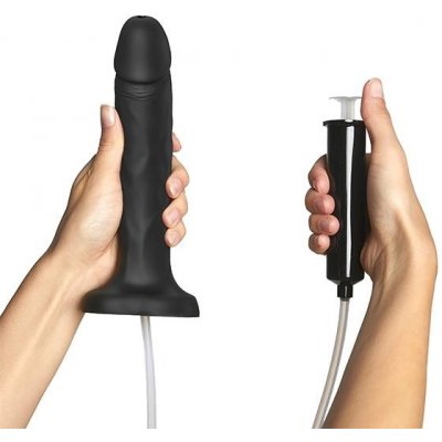 strap-on-me Squirting Cum Dildo Realistic Black L