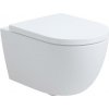 kielle Oudee - Závesné WC s doskou SoftClose, Rimless Vortex+, biela 30102005