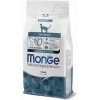 MONGE Natural Superpremium Sterilised 1,5kg monoproteínové krmivo so pstruhom pre sterilizované mačky