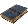 Leather Journals Kožený zápisník s vyraženým mytologickým symbolem Trikvetra
