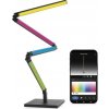 Emos ZCW34BR GoSmart, LED stojaca lampa, čierna, 175 cm, teplá biela / RGB, WiFi ZCW34BR