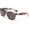 Retro Dámske polarizačné Slnečné okuliare wayfarer Flowers 1