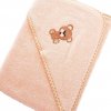 Praktik Detská osuška LILI 13 F s kapucňou bežová Bavlna 100x100 cm