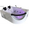 Dvojitá hydromasážna vaňa 170×118 cm - dvojitá s ohrievačom vody | Aplomo Orientácia: ľavá, 32667_LEV