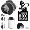 Trafika KIT Extractor 125 mm / 250 m3/h, kompletní set ventilace