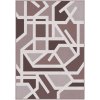 GDmats , Dizajnový kusový koberec Labyrint od Jindřicha Lípy, 120x170, hnedá, chodba / predsieň