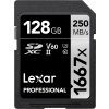 Lexar Pro 1667x SDXC UHS-II U3 (V60) R250/W120 128G - Lexar SDXC UHS-II 128GB LSD128CB1667 (LSD128CB1667)