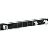 Hansgrohe RainSelect - Termostat pod omietku pre 5 spotrebičov, čierna/chróm 15358600