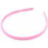 Plastová čelenka do vlasov - 1 ks 6 ružová