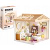 Miniatúrny domček pre bábiky DIY - KÚPEĽŇA, Model, LED, 101 DIELOV.