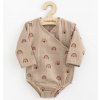 Dojčenské mušelínové body s bočným zaväzovaním New Baby Rainbow, 86 (12-18m)